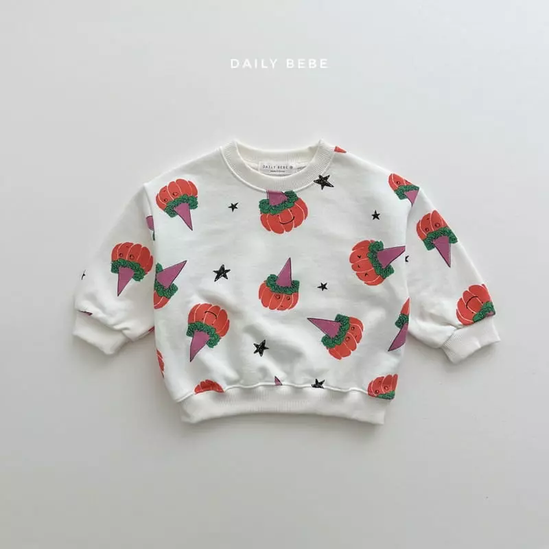 Daily Bebe - Korean Children Fashion - #minifashionista - Pattern Sweatshirt - 6