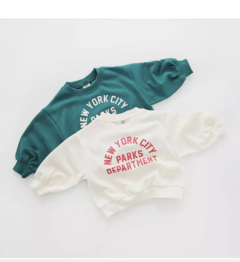 Daily Daily - Korean Children Fashion - #Kfashion4kids - New York Top Bottom Set - 4