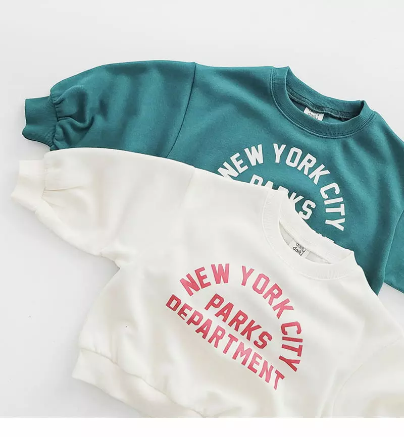 Daily Daily - Korean Children Fashion - #magicofchildhood - New York Top Bottom Set - 5