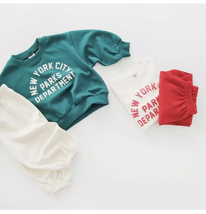 Daily Daily - Korean Children Fashion - #prettylittlegirls - New York Top Bottom Set - 7