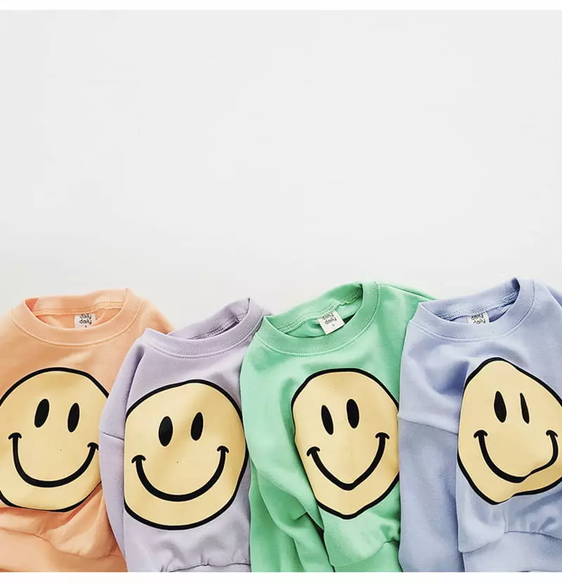 Daily Daily - Korean Children Fashion - #stylishchildhood - Big Happy Top Bottom Set - 7