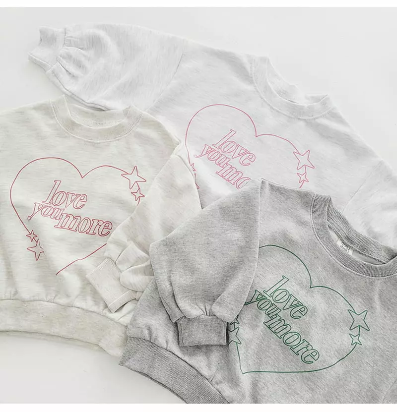 Daily Daily - Korean Children Fashion - #todddlerfashion - Heart Shiny Top Bottom Set - 7