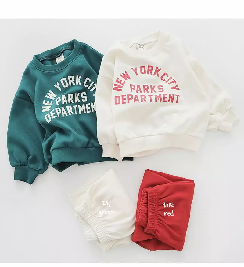 Daily Daily - Korean Children Fashion - #toddlerclothing - New York Top Bottom Set - 9