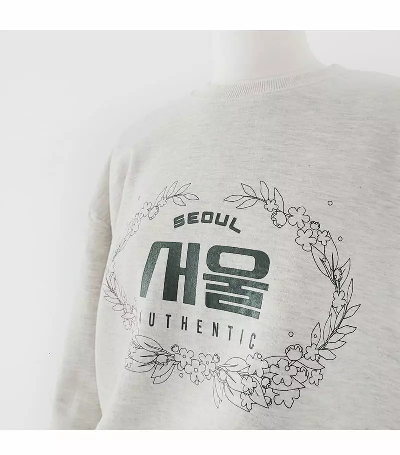 Daily Daily - Korean Women Fashion - #romanticstyle - Mom Seoul Atena Sweatshirt - 5