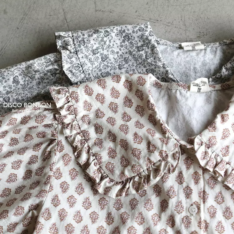 Disco Bonbon - Korean Children Fashion - #childrensboutique - Bibibik Collar Blouse