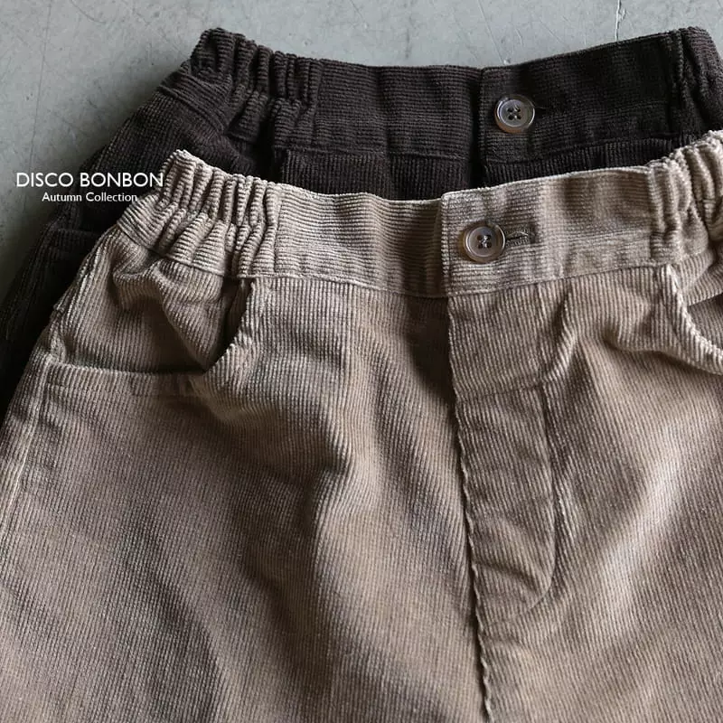 Disco Bonbon - Korean Children Fashion - #designkidswear - Tams Rib Pants