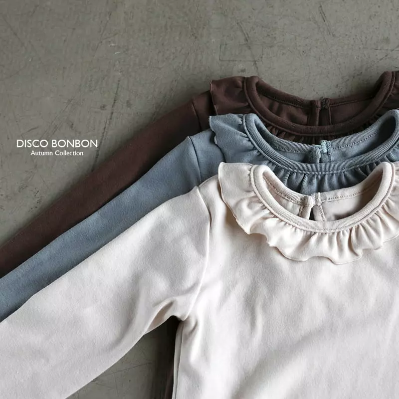 Disco Bonbon - Korean Children Fashion - #kidsshorts - Classic Frill Tee