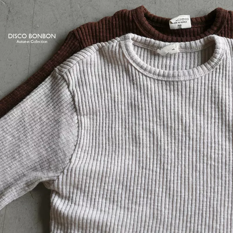Disco Bonbon - Korean Children Fashion - #kidsstore - Knit Tee