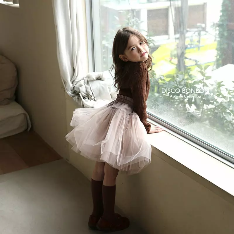 Disco Bonbon - Korean Children Fashion - #Kfashion4kids - Knit Tee - 4