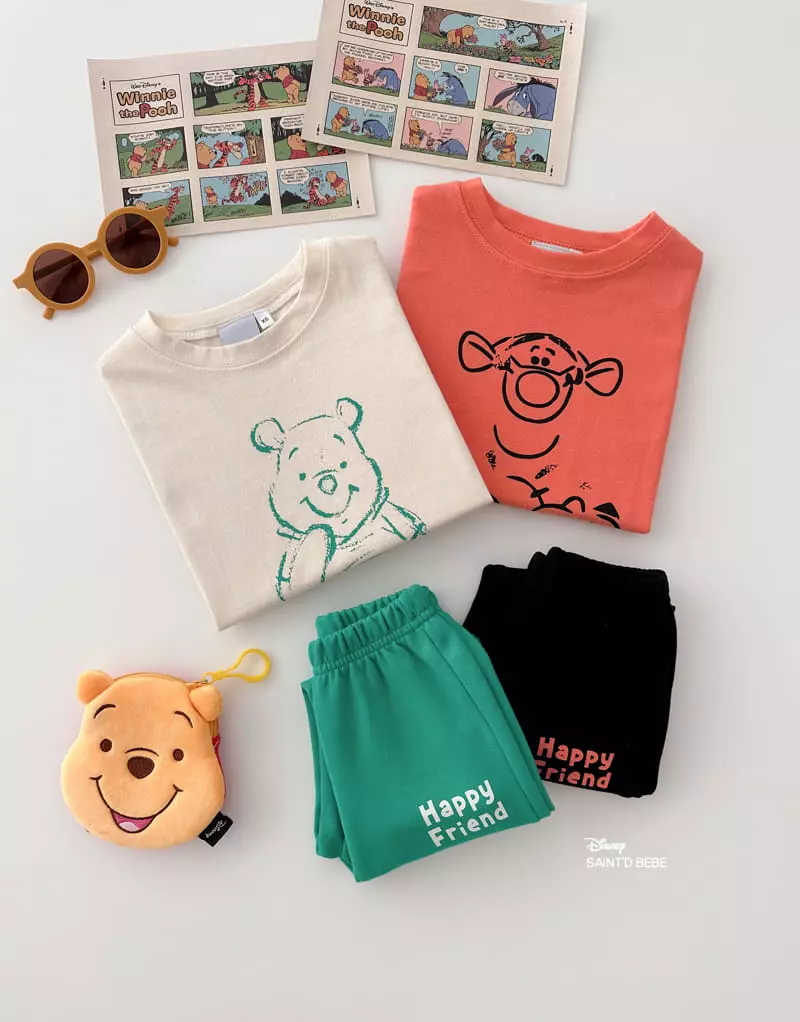 Dsaint - Korean Baby Fashion - #babyclothing - Happy Friends Set