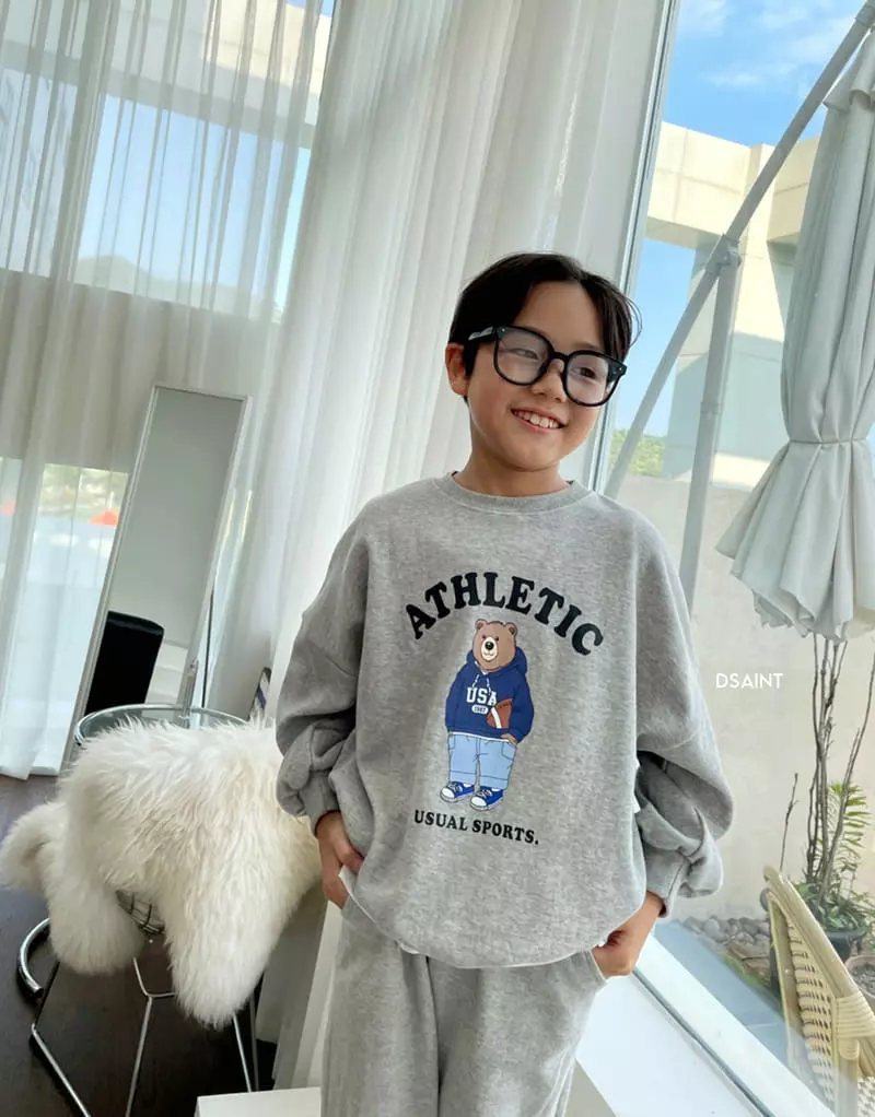 Dsaint - Korean Children Fashion - #Kfashion4kids - Sport Bear Set - 10