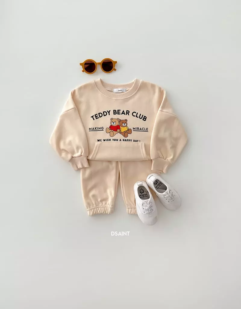 Dsaint - Korean Children Fashion - #childrensboutique - Teddy Set - 8