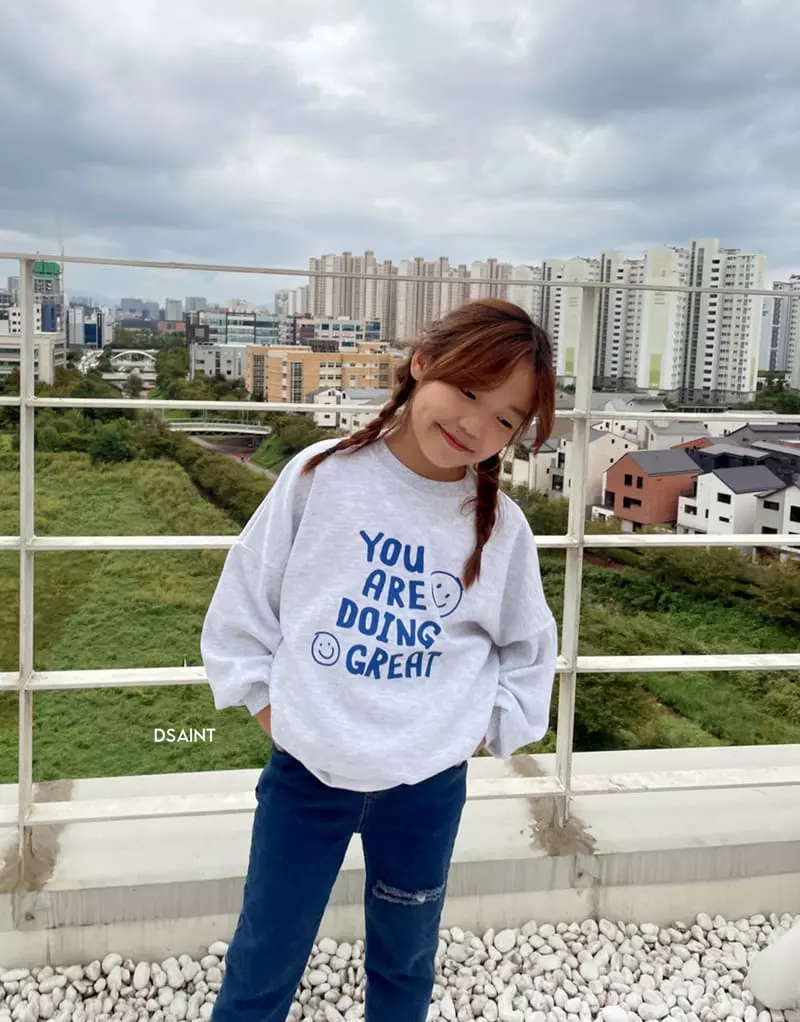 Dsaint - Korean Children Fashion - #designkidswear - You Are Doing Sweatshirt - 10