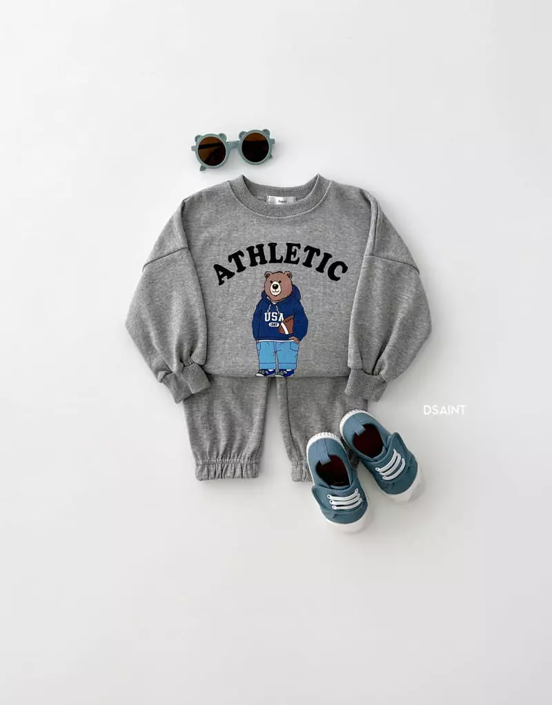 Dsaint - Korean Children Fashion - #discoveringself - Sport Bear Set - 5