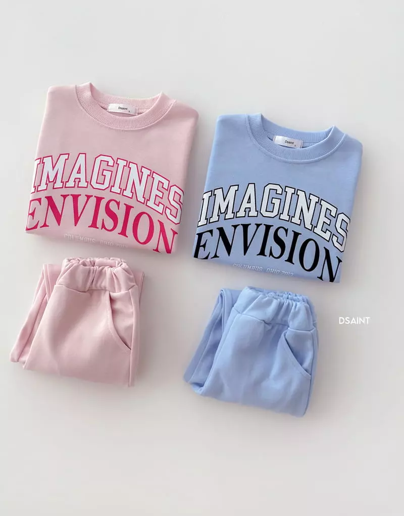 Dsaint - Korean Children Fashion - #kidsshorts - Envision Jogger Set - 3