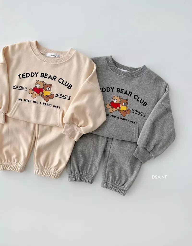 Dsaint - Korean Children Fashion - #magicofchildhood - Teddy Set
