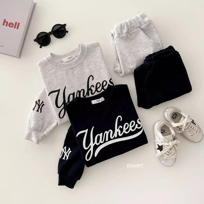 Dsaint - Korean Children Fashion - #magicofchildhood - Yanky NY Set - 4