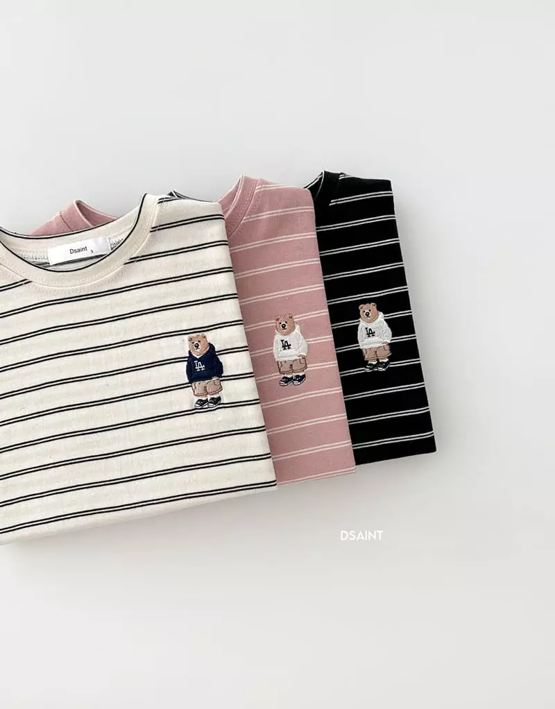 Dsaint - Korean Children Fashion - #minifashionista - LA Bear Tee - 3
