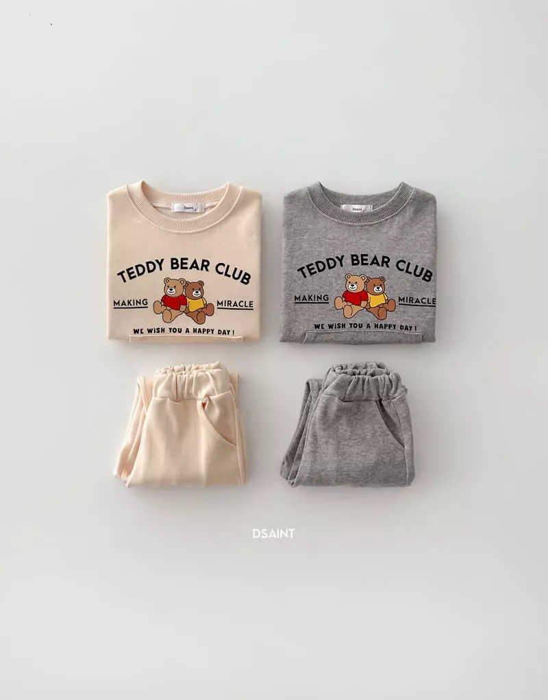 Dsaint - Korean Children Fashion - #minifashionista - Teddy Set - 2