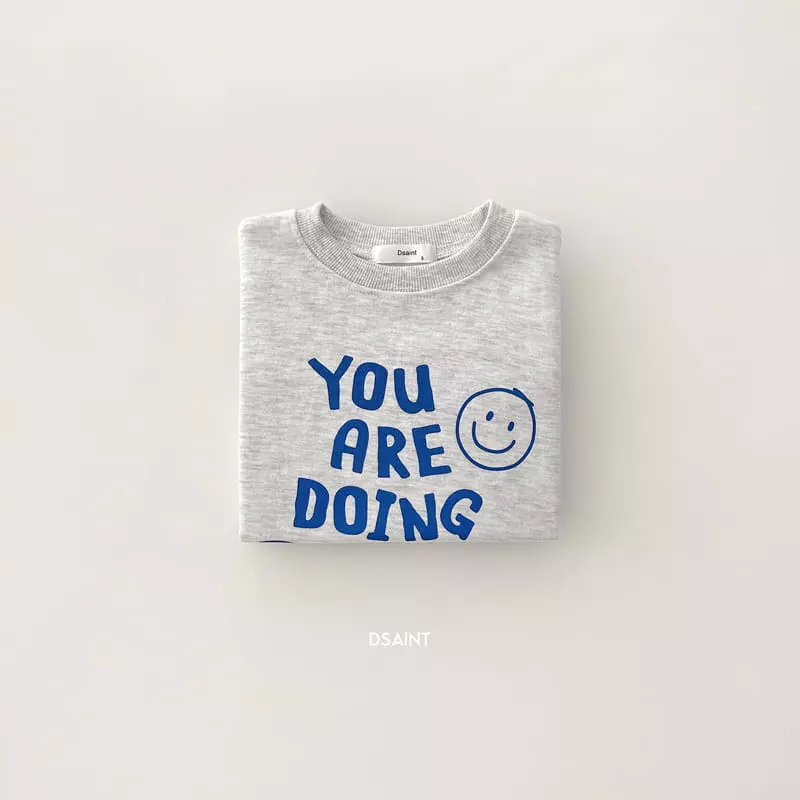 Dsaint - Korean Children Fashion - #minifashionista - You Are Doing Sweatshirt - 4