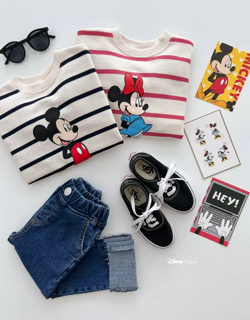 Dsaint - Korean Children Fashion - #minifashionista - Line St Sweatshirt - 4