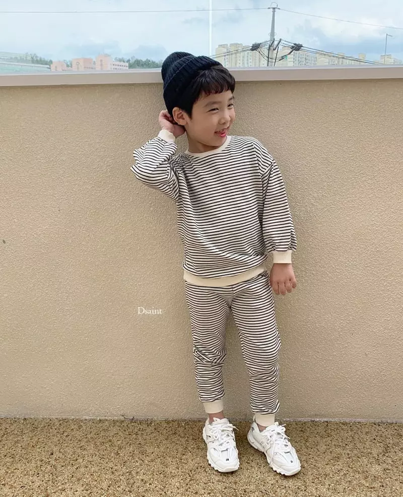 Dsaint - Korean Children Fashion - #prettylittlegirls - Yam Top Bottom Set - 2