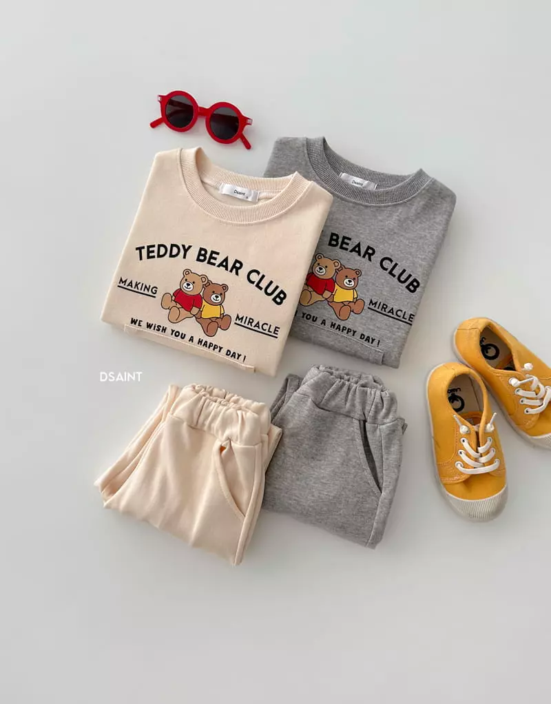 Dsaint - Korean Children Fashion - #stylishchildhood - Teddy Set - 6