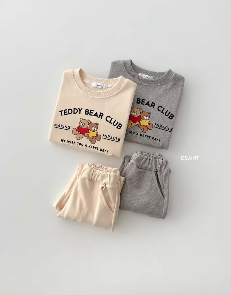 Dsaint - Korean Children Fashion - #prettylittlegirls - Teddy Set - 4