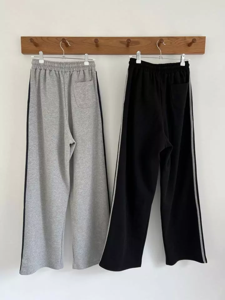 Enten - Korean Women Fashion - #momslook - Piping Pants - 10
