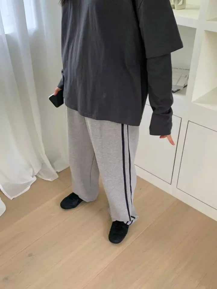 Enten - Korean Women Fashion - #womensfashion - Piping Pants - 4