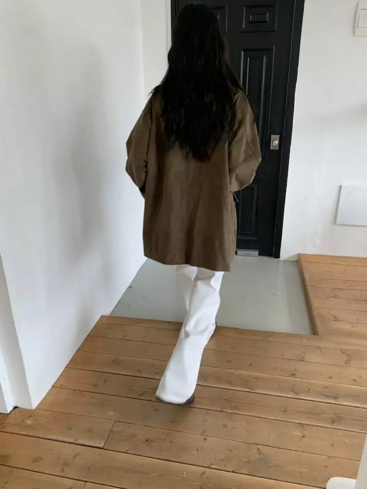 Enten - Korean Women Fashion - #womensfashion - Suede Half Jacket - 6