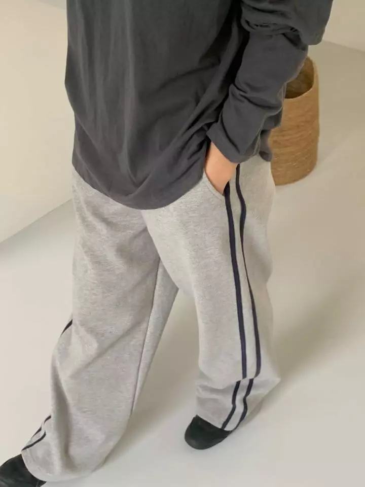 Enten - Korean Women Fashion - #womensfashion - Piping Pants