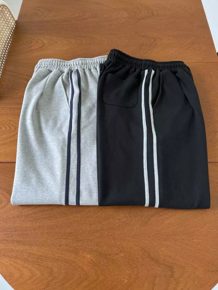 Enten - Korean Women Fashion - #womensfashion - Piping Pants - 11
