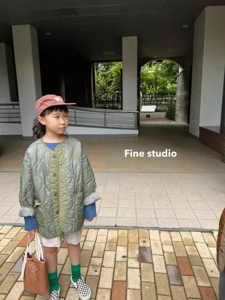 Fine-Studio - Korean Children Fashion - #minifashionista - Quilting Jumper - 7