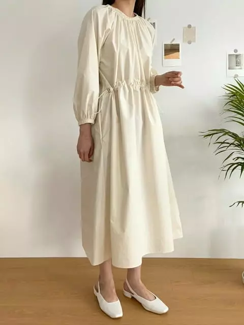 French Chic - Korean Women Fashion - #momslook - String Banding One-piece - 6
