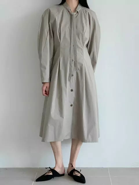 French Chic - Korean Women Fashion - #momslook - Balloon One-piece - 2