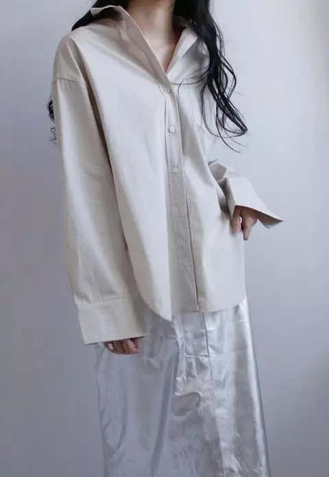 French Chic - Korean Women Fashion - #momslook - Ballen Boyfit Shirt - 7