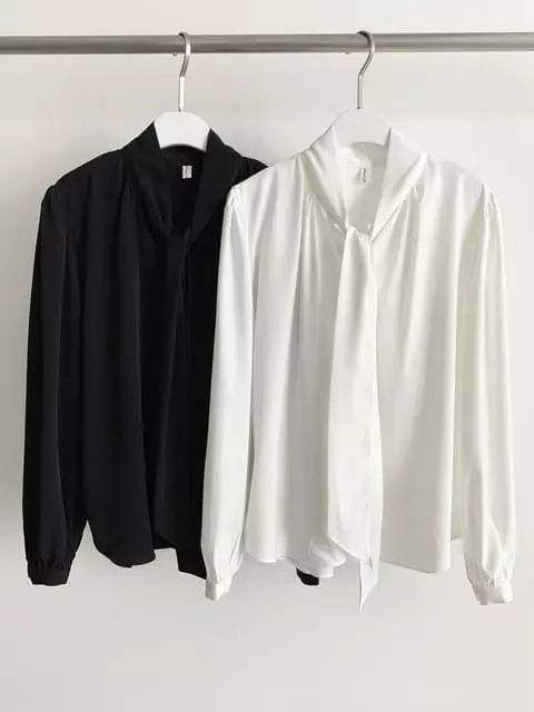 French Chic - Korean Women Fashion - #momslook - Bane Shirring Blouse - 9