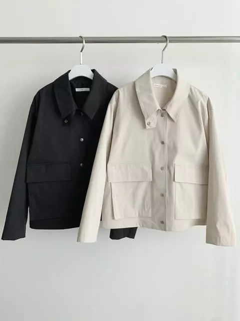 French Chic - Korean Women Fashion - #momslook - Minimal Pocket Jacket - 2
