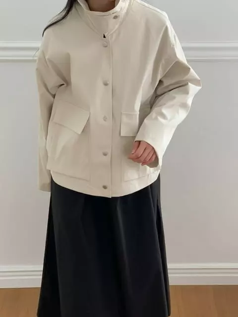 French Chic - Korean Women Fashion - #womensfashion - Minimal Pocket Jacket - 4