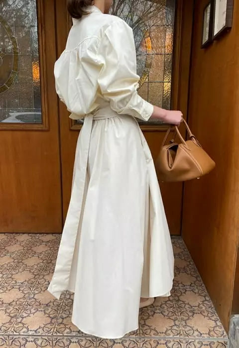 French Chic - Korean Women Fashion - #momslook - Pleated maxi skirt Plare - 2