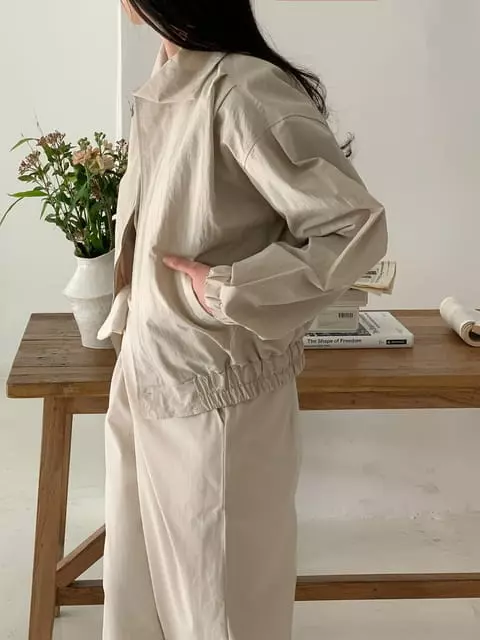 French Chic - Korean Women Fashion - #momslook - Half Trench Windbreaker