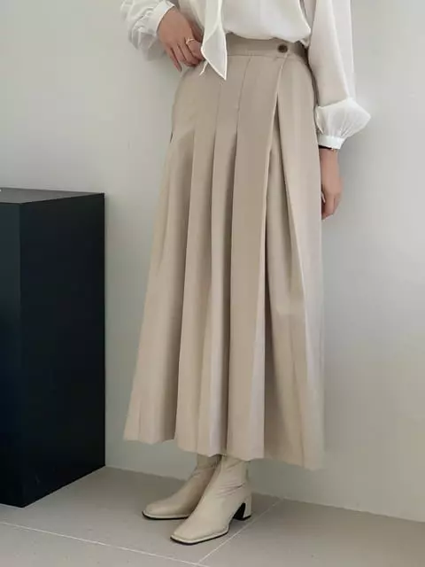 French Chic - Korean Women Fashion - #restrostyle - Pintuck Pia Skirt Pants - 5
