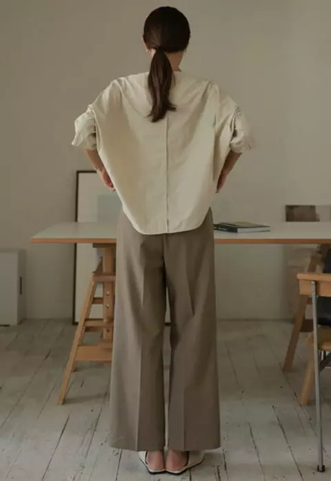 French Chic - Korean Women Fashion - #shopsmall - Washa Sleeves Blouse
