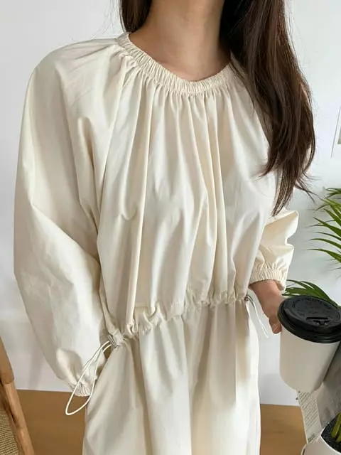 French Chic - Korean Women Fashion - #womensfashion - String Banding One-piece - 7