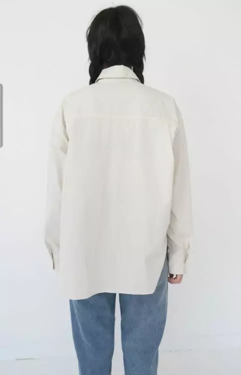French Chic - Korean Women Fashion - #momslook - Ballen Boyfit Shirt - 4