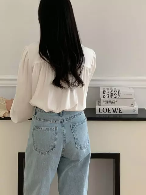 French Chic - Korean Women Fashion - #womensfashion - Bane Shirring Blouse - 8