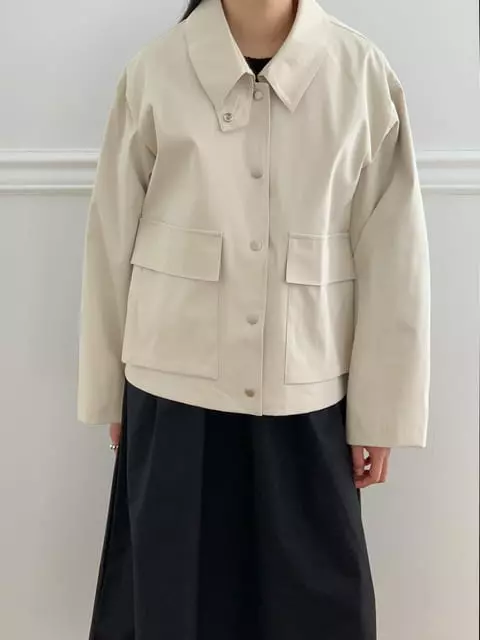 French Chic - Korean Women Fashion - #womensfashion - Minimal Pocket Jacket - 5