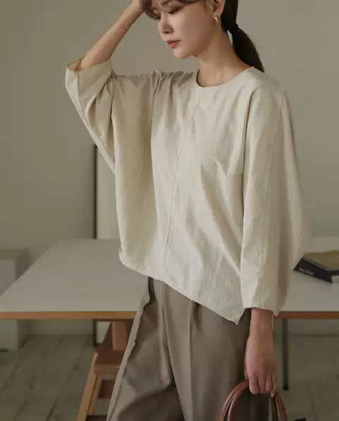 French Chic - Korean Women Fashion - #womensfashion - Washa Sleeves Blouse - 5