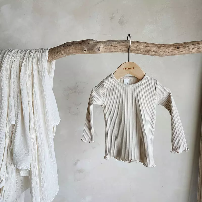 From J - Korean Baby Fashion - #babyboutiqueclothing - Change Rib Tee - 5